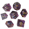 Dados de Resina Longan para D&D Producto Más Vendido en Amazon Grupo de Corredores Coc Cápsulas D20-D47