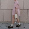 Camisa de Verano Nueva Grulla Seca Diseño Japonés Artístico Solapa Muñeca Suelta Slim Larga Recta Top para Mujer