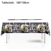 La Fiesta de Noche de Terror de Halloween Más Popular de Amazon Suministros de Decoración de Mesa Platos y Vasos de Papel Desechables Banderines