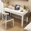 Escritorio de Madera Maciza Escritorio de Oficina Escritorio para Estudiantes Escritorio de Estudio Escritorio para Computadora de Escritorio en Dormitorio Diseño Ergonómico