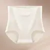 Bragas de seda helada cómodas de color arándano que levantan el trasero, antibacterianas 10A en la entrepierna, sin costuras, transpirables, de cintura alta, control de abdomen para mujer