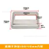 Tubo Cuadrado Decorativo de Acero Inoxidable 304 Engrosado Cubierta Protectora para Columna de Barandal de Escalera Valla Barra Protectora Cubierta Fea Placa Inferior Cubierta de Pie Cuadrado