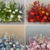 Nuevos Arreglos Florales de Piso para Decoración de Bodas, Arte Floral para Bodas, Arreglos Florales para Escenario en T, Arreglos Florales de Bienvenida para Hoteles