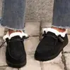 Sapatos transfronteiriços outono e inverno novos Europa e Estados Unidos quentes e confortáveis um pedal botas de neve femininas comércio exterior sapatos de algodão tamanho grande uma geração