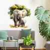 Comercio exterior árbol elefante dormitorio sala de estar armario dormitorio decoración del hogar pegatinas de pared autoadhesivas al por mayor HY-C078