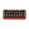 Juego de 27 piezas 3 mm letra capital acero punzón de grabado para estampar DIY cuero tallado joyería anillo usando acero al alto carbono