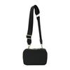 Bolso de cuero de moda transfronteriza, pequeño bolso cuadrado, informal, multifuncional, bandolera, bandolera ancha para cámara, para hombre y mujer