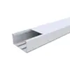 Canaleta de Alambre de PVC, Ignífuga, de Montaje Superficial, Gestión de Cables, Cableado, Canalización, Plástico Resistente al Desgaste, de Montaje en Piso, Especial para Cables Eléctricos, Resistente a la Corrosión