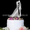 Regalo novio novia inserto para pastel acrílico espejo plateado boda cumpleaños inserto para pastel de marca venta directa de fábrica