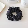 Estilo Coreano Elegante Satén Corazón Intestino Delgado Goma para el Cabello Moda Cola de Caballo Banda de Goma Versátil Moño para Viajes Accesorios para el Cabello
