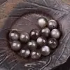 Pedras Lunares Redondas Prateadas Contas Soltas Olho de Gato Labradorita Pedra Lunar Cinza-Azul Atacado Pulseira Acessórios de Joias de Cristal