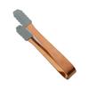 Pinza para Hielo de Acero Inoxidable 304 Suministros de Cocina Herramientas Vacío Titanio Chapado en Oro Cubo de Hielo Engrosado Creativo Pinza de Silicona