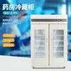 Refrigerador Farmacêutico de Porta Dupla 2-6 C Caixa de Armazenamento de Baixa Temperatura para Medicina de Laboratório e Reagentes Refrigerador de Banco de Sangue