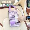 Caja de pañuelos para coche, creativa, con forma de amor, para el respaldo del asiento del coche, bonita y multifuncional, para bombear pañuelos.