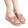 Nuevas Pantuflas de Tacón Alto, Modernas y Elegantes, Antideslizantes y Resistentes al Desgaste, Casuales para Uso en Casa y al Aire Libre, Pantuflas de Tacón Alto para Mujer, Nuevos Modelos Ya Disponibles