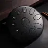 [Tambor de lengüeta de jardín Huashu] tambor etéreo de 11 tonos, plato de mano de 6 pulgadas, tambor de lengüeta de acero, tambor antiestrés, instrumento de percusión para principiantes