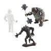 Simulação Batalha Ocidental Warcraft Cavaleiro Mítico Decoração Modelo Dragão Chinês Monstro Polvo Demônio de Gelo Boi de Pedra Monstro Pantera Negra
