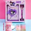 Perro pudding anime lindo coolomi perro Yugui perro meilti cuero PU hebilla magnética libreta de notas de mano con bolígrafo caja de regalo