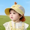 Sombrero Delgado de Conejo de Verano, Sombrero de Pescador, Sombrero para el Sol, Sombrero para Bebé, Sombrero de Protección Solar para Niños, Rosa para Niños, Primavera y Otoño para Niñas