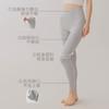 Leggings Térmicos de Algodón Puro Grado A de Cintura Alta para Mujer, Corte Ajustado, Pantalones Finos Cepillados de Capa Base para Otoño e Invierno