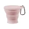 Cachorro Hippie Dobrável ao Ar Livre Silicone Comprimido Copo de Água Colorido 180ml Portátil Compacto Copo de Água para Uso ao Ar Livre para Regar e Alimentar