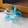 Europa y Estados Unidos clip de pelo de flor de huevo de colores transfronterizo clip de flor clip de tiburón de dama elegante accesorios para el cabello de vacaciones en la playa tocado
