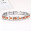 Pulsera Modular de Acero Inoxidable DIY Empalme Libre Desmontable Té de Leche Jugo Nicho Linda Mejor Amiga Regalo de Viaje