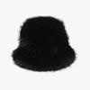 Gorros de Felpa para Otoño e Invierno Piel Sintética Piel de Visón Cálidos Gorros de Gama Alta Gorros Pequeños que Muestran la Cara para Mujer Gorros Cortavientos Venta al por Mayor