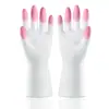 Guantes para el Hogar para Lavar Platos y Ropa, Guantes de Cocina de Caucho y Látex para Lavar Verduras, Engrosados, Resistentes al Calor, Impermeables y Aislantes