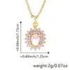 Novo Colar Feminino Criativo de Luxo com Pingente de Diamante Celebridade Cyber Ins Elegante Joia Doce Presente de Festa de Feriado