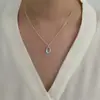 Novo Colar de Pérolas em Prata Esterlina S925 da Xiaohongshu para Mulheres Design de Nicho Elegante Moderno Corrente de Clavícula Não Desbota