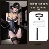 Lencería sexy, body de encaje de charol, entallador de cintura, push-up, seductor, deseo puro, hueco, ropa de dormir sexy 9786