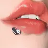 Nuevo amor amor labio uña interior espiral 1.2 uña de cartílago del oído diamante personalidad perforación corporal joyería Yiwu al por mayor