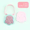 Serie de Animales de Alivio Moldes para Estampar y Cortar Galletas DIY con Diseño de Prensa 3D Realista, Imprescindible para Hornear