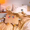 Manta de Almohada Tostada Linda Dos en Uno Siesta de Oficina Manta de Aire Acondicionado Regalo de Cumpleaños