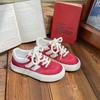 Zapatos de mujer de diseño de alta gama estilo coreano 2023 color de contraste suela interior de lona zapatos Star beige cómodos transpirables zapatos deportivos