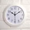 Reloj de pared silencioso de plástico moda creativa sala de estar estéreo escala digital reloj de pared reloj al por mayor 9 pulgadas 22 cm
