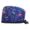 Chapéu de Enfermeira de Algodão Puro Novo Produto do Fornecedor Chapéu Médico para Sala de Cirurgia de Hospital Chapéu Respirável Absorvente de Suor para Sala de Cirurgia Homens e Mulheres