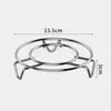 Rejilla para Cocinar al Vapor de Acero Inoxidable, Soporte de Tres Patas para Vaporera para Uso Doméstico, Trípode para Cesta de Vaporera, Rejilla para Cocinar al Vapor en Olla de Cocina con Separación de Agua, Rejilla para Cocinar Arroz al Vapor, Rejilla para Cocinar Verduras al Vapor