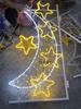 Luces Decorativas Navideñas de LED con Letra de Ángel, Estrella y Campana, de Pie y Colgantes, Diseño Creativo Tridimensional para Exteriores