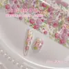 Nuevas Pegatinas para Uñas Dopamina de Primavera Color Macarrón Corazón Flor Adhesivas Decoración de Uñas para Chicas Dulces Venta al por Mayor
