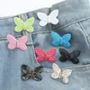 Artefacto de cintura de mariposa, cintura de jeans extraíble, cambio grande, hebilla de par fija pequeña, cintura retráctil, hebilla ajustable
