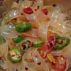 Macarrão de taro, macarrão largo, produtos secos para pratos frios, vários ingredientes para hot pot, pratos cozidos comerciais, alimentos para catering e prontos para comer