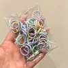 Diademas elásticas negras para niños, suaves con el cabello, alta elasticidad, sujetadores de pelo duraderos, accesorios para el cabello