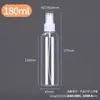Botella Atomizadora Pequeña de Plástico Transparente para Mascotas 30ml 50ml 100ml Botella Atomizadora Botella Rellenable para Maquillaje Perfume