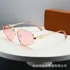 2025 Novo m Marca Óculos de Sol de Metal Poligonal Trendy Estilo de Rua Óculos de Sol Influenciador Óculos de Sol Retrô