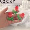 Pinza para el Cabello de Flor de Tulipán de Verano Dulce Pequeña Fresca Pinza para el Flequillo Linda Pinza para el Flequillo Pinza para el Cabello de Flor Accesorios para el Cabello de Niña
