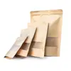 Bolsas de Empaque Universales de Ganoderma Lucidum, Bolsas de Regalo, Rodajas de Ganoderma Lucidum Silvestre, Bolsas Sellables Auto-Sellantes, Bolsas de Empaque de Papel Kraft de Ganoderma Lucidum