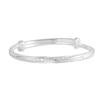 Pulsera de Plata Pura Rey Ciervo Dorado Patrón de Moda Artístico Pulsera de Empuje y Tira Mobius Joyería Simple de Plata Pulsera para Mujer
