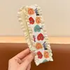 Diadema de encaje con lunares coloridos y linda para niñas, sticker de flequillo mágico estilo ins coreano, diadema herramienta para arreglar el cabello